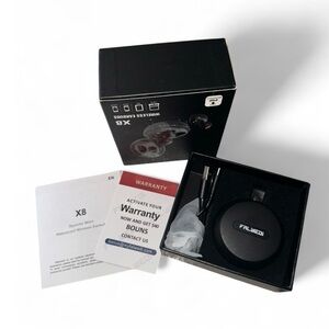 Black Wireless Earbuds with Charging Case